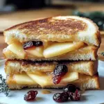 Apple and Cranberry Grilled Cheese Delight