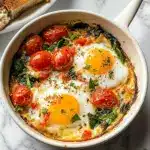 Baked Feta Eggs