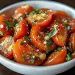 Fresh and Flavorful Tomato Garlic Salad