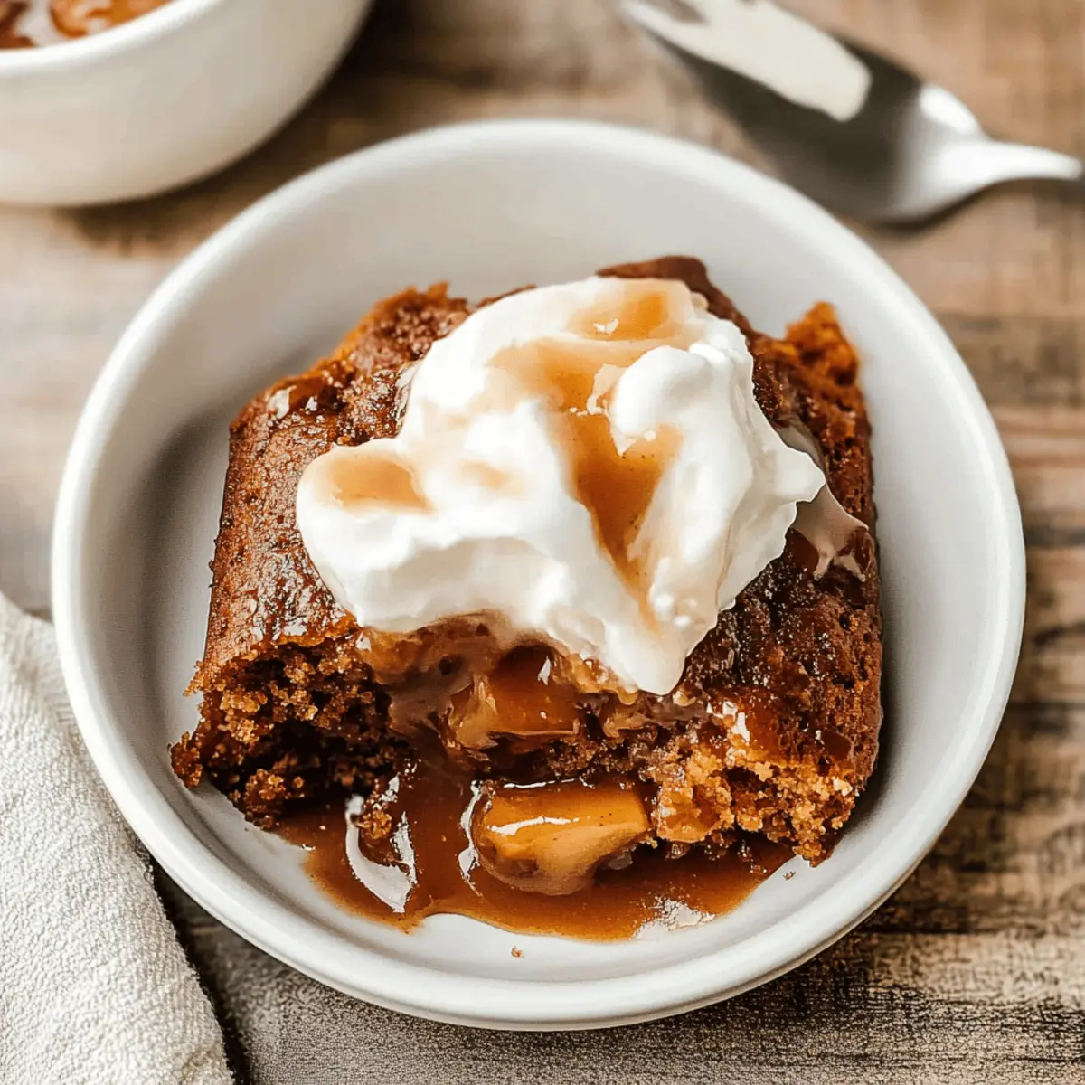 Gingerbread Pudding Cake