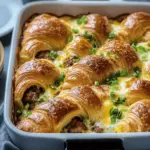 Croissant Breakfast Casserole