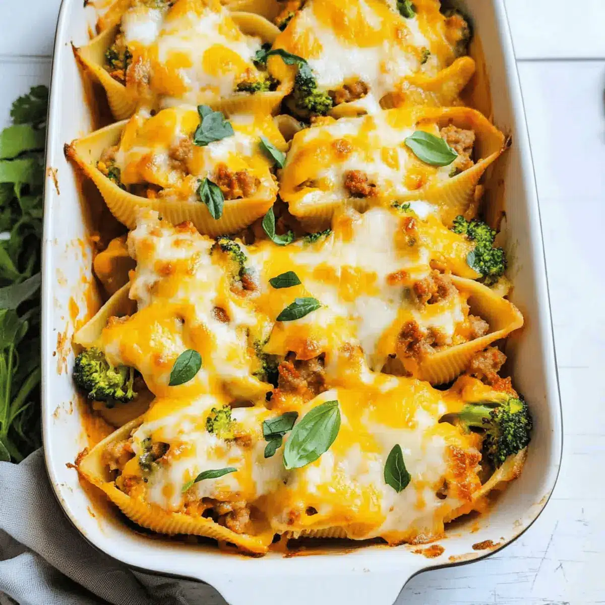 Cheesy Pumpkin and Spicy Sausage Stuffed Shells