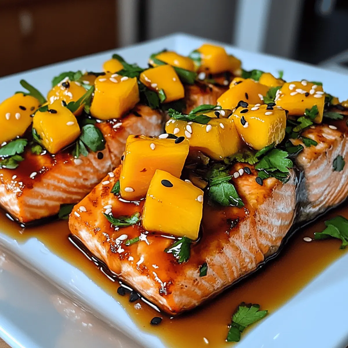 Mango Teriyaki Salmon