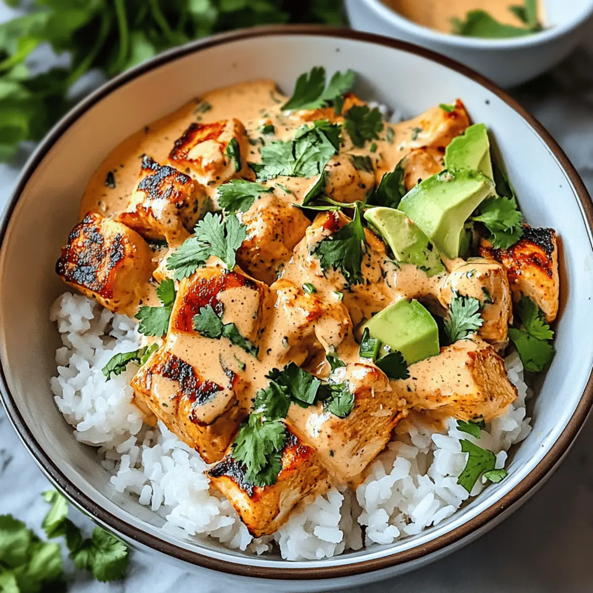 Coconut Chicken Rice Bowl