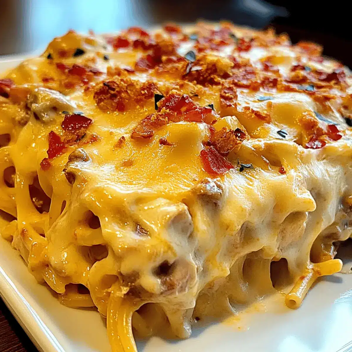 Spicy Southern Cheesy Chicken Spaghetti Casserole