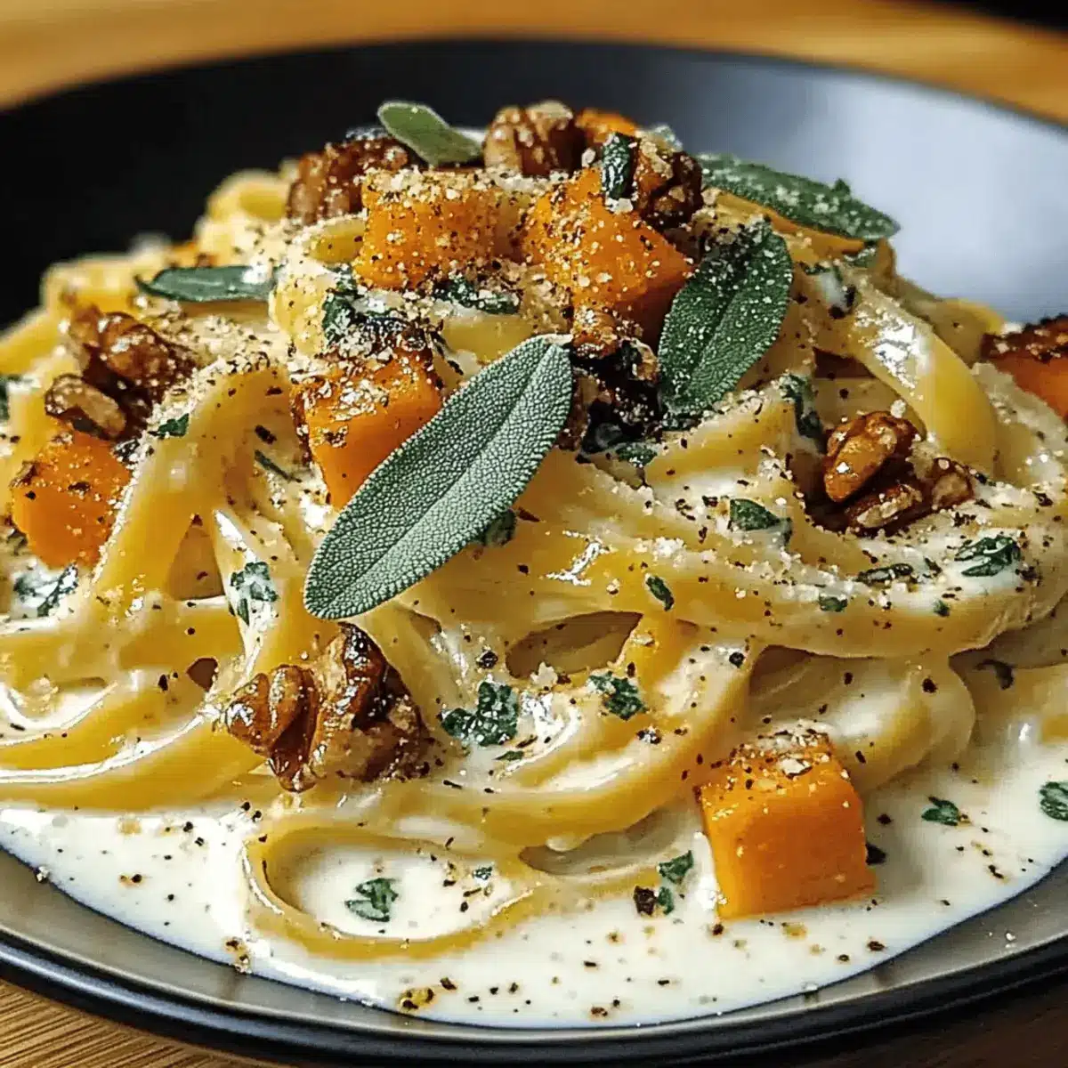 Savory Butternut Squash & Sage Pasta