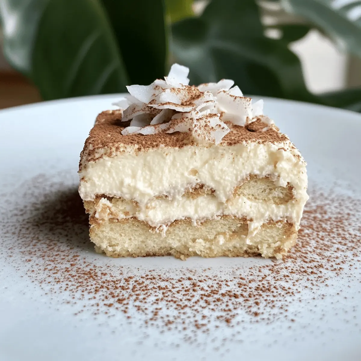 Coconut Rum (Coquito) Tiramisu