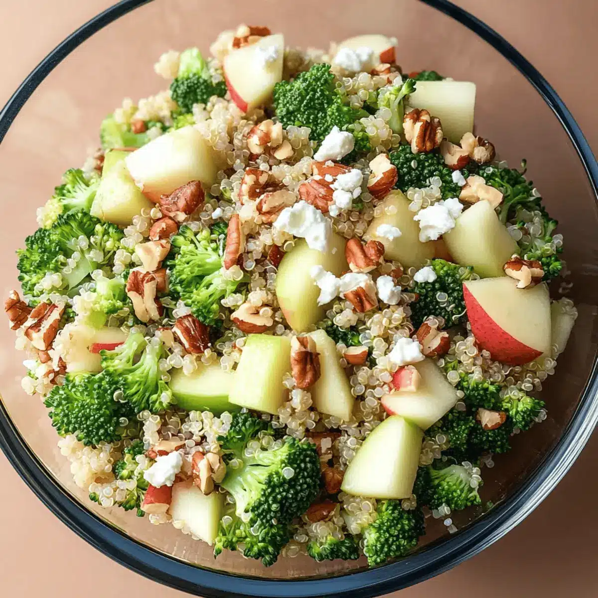 Broccoli Apple Quinoa Salad