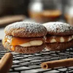 Apple Cider Whoopie Pie Cookies with Caramel