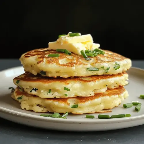 Cheese & Chive Pancakes