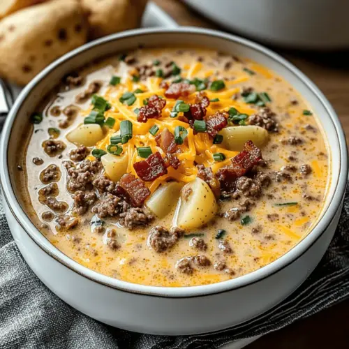 Cheeseburger Soup