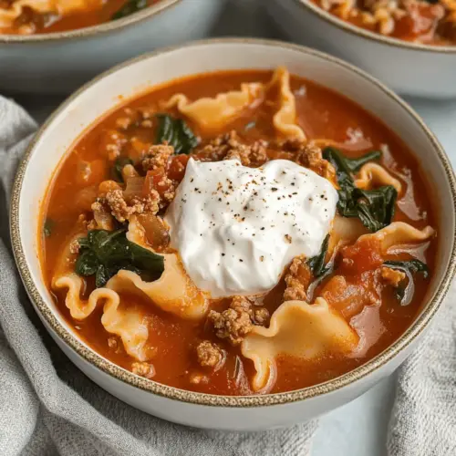Gluten Free Lasagna Soup