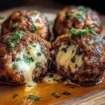 Homemade Smoked Stuffed Meatballs