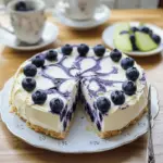 No Bake Blueberry Pie
