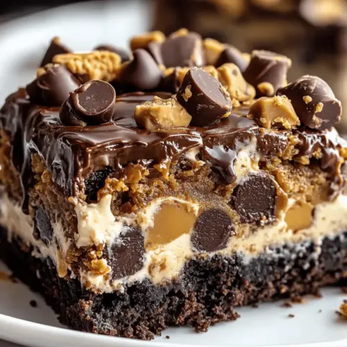 Peanut Butter Cup Dump Cake