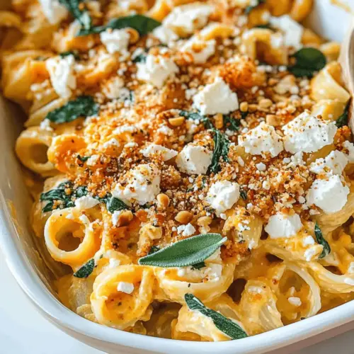 Pumpkin Feta Pasta