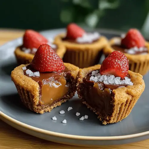 Sea Salted Millionaire’s Cookie Cups