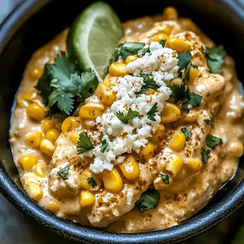 Slow Cooker Street Corn Chicken