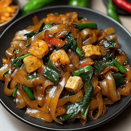 Street Style Thai Drunken Noodles