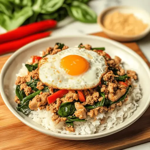 Thai Basil Chicken Stir Fry