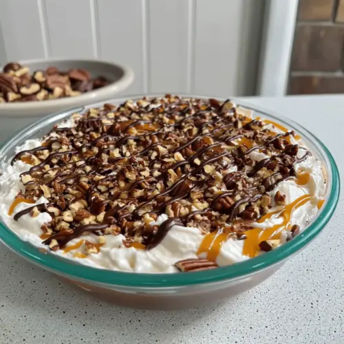 Turtle Cheesecake Dip