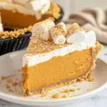 No Bake Marshmallow Pumpkin Pie