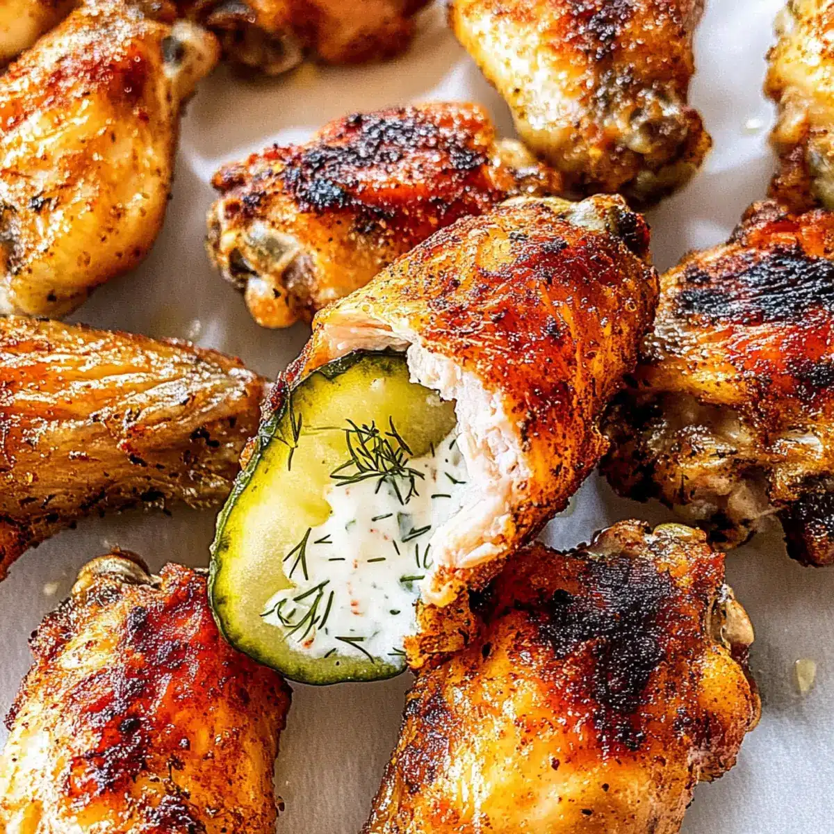 DILL PICKLE CHICKEN WINGS