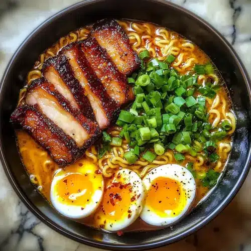 Roasted Pork Belly Ramen with Soy Eggs