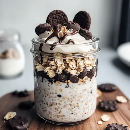 Decadent Cookies and Cream Overnight Oats