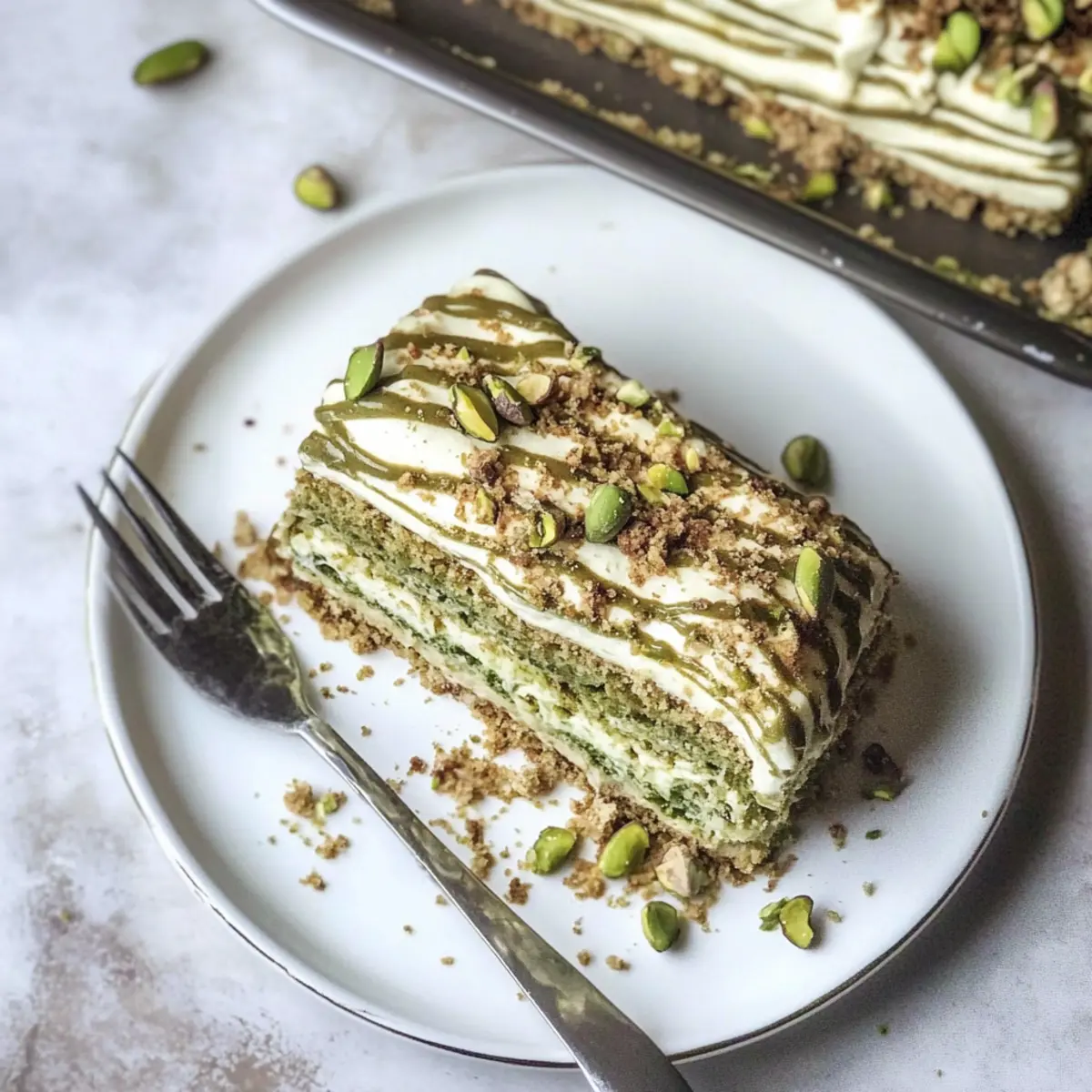 Pistachio Tiramisu
