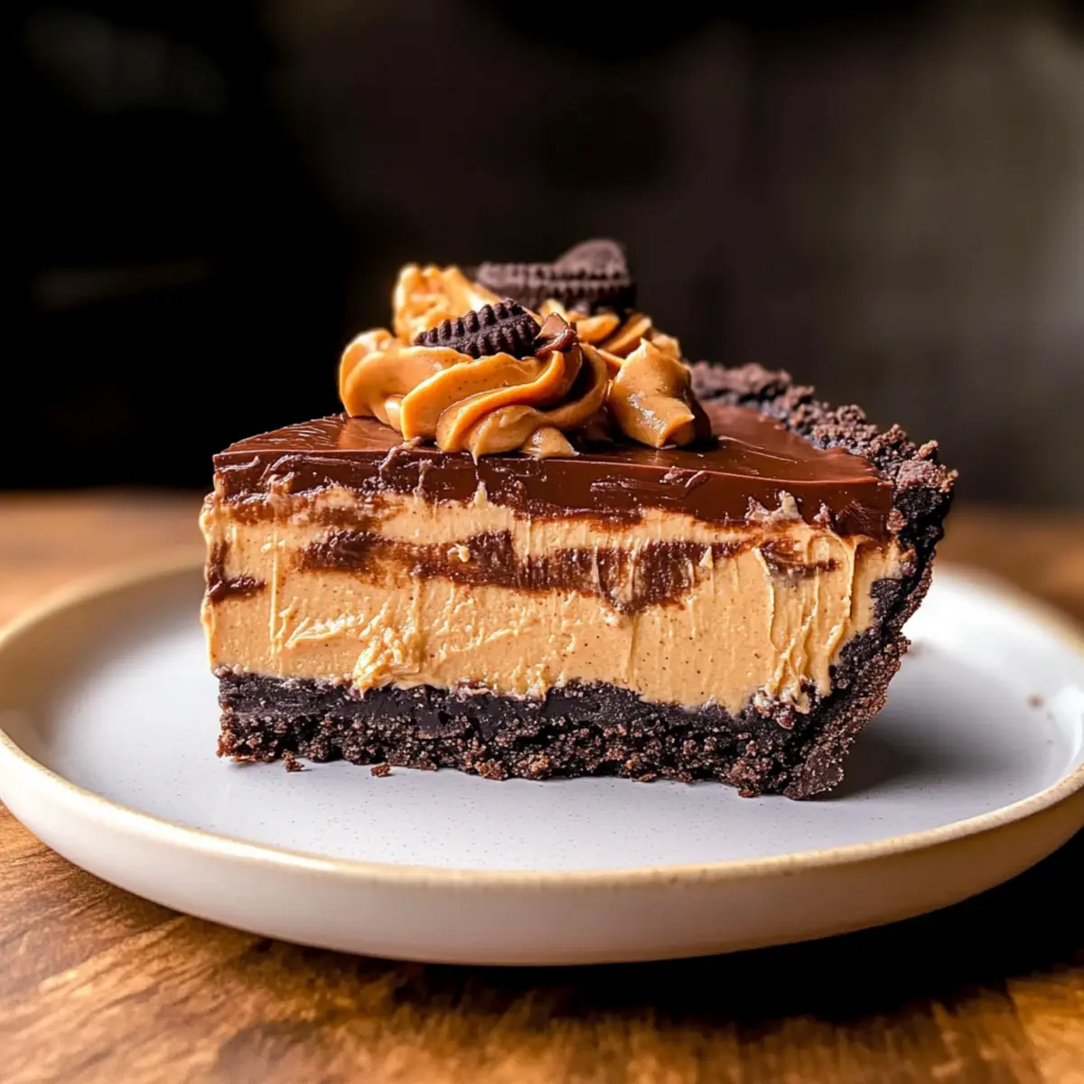 Chocolate Peanut Butter Pie