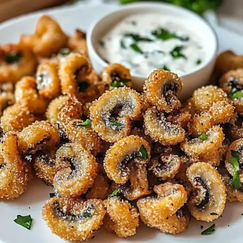 Crispy Ranch-Breaded Mushrooms