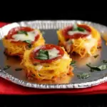 Spaghetti Squash Pizza Nests