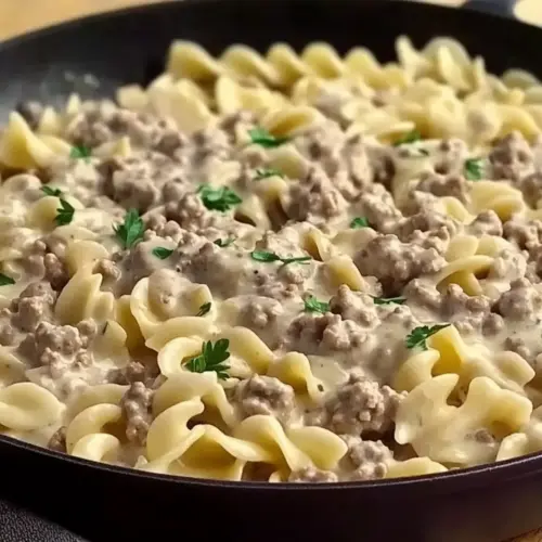 Ground Beef Stroganoff