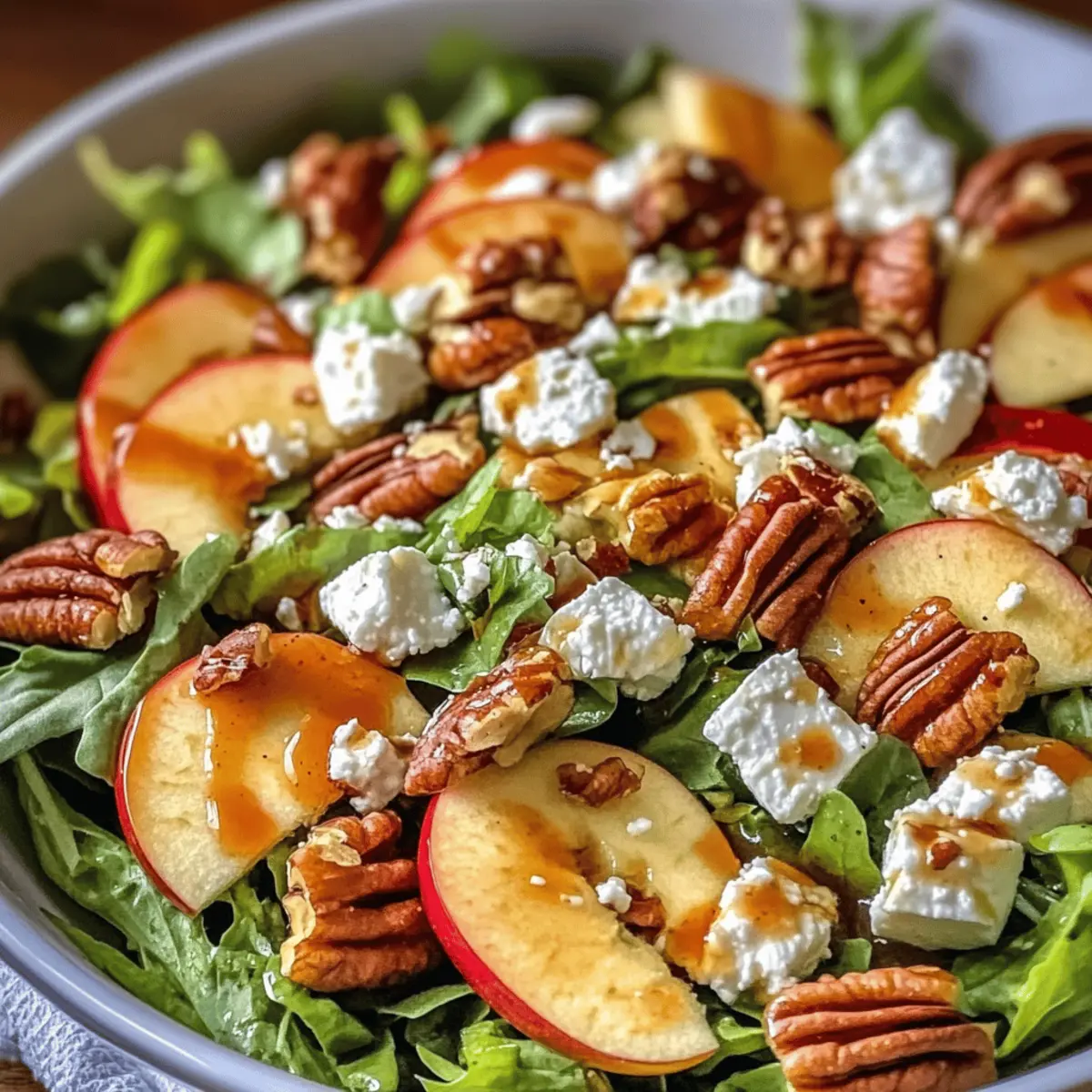 Autumn Harvest Honeycrisp Apple and Feta Salad