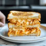Buffalo Chicken Grilled Cheese Sandwich