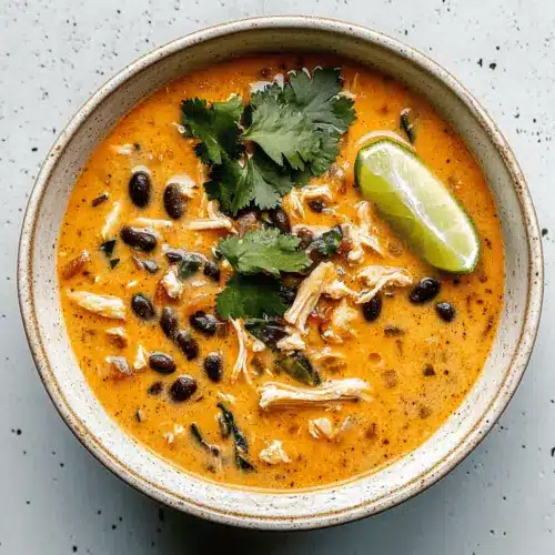 Chicken, Poblano, and Black Bean Soup