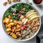 Cozy Autumn Grain Bowls with Maple Cinnamon Vinaigrette