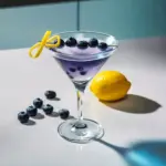Frostbite Blueberry Martini Cocktail