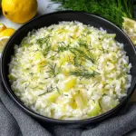 Prasorizo (Greek Leeks with Rice)