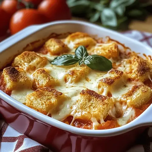 Tomato Soup and Grilled Cheese Casserole