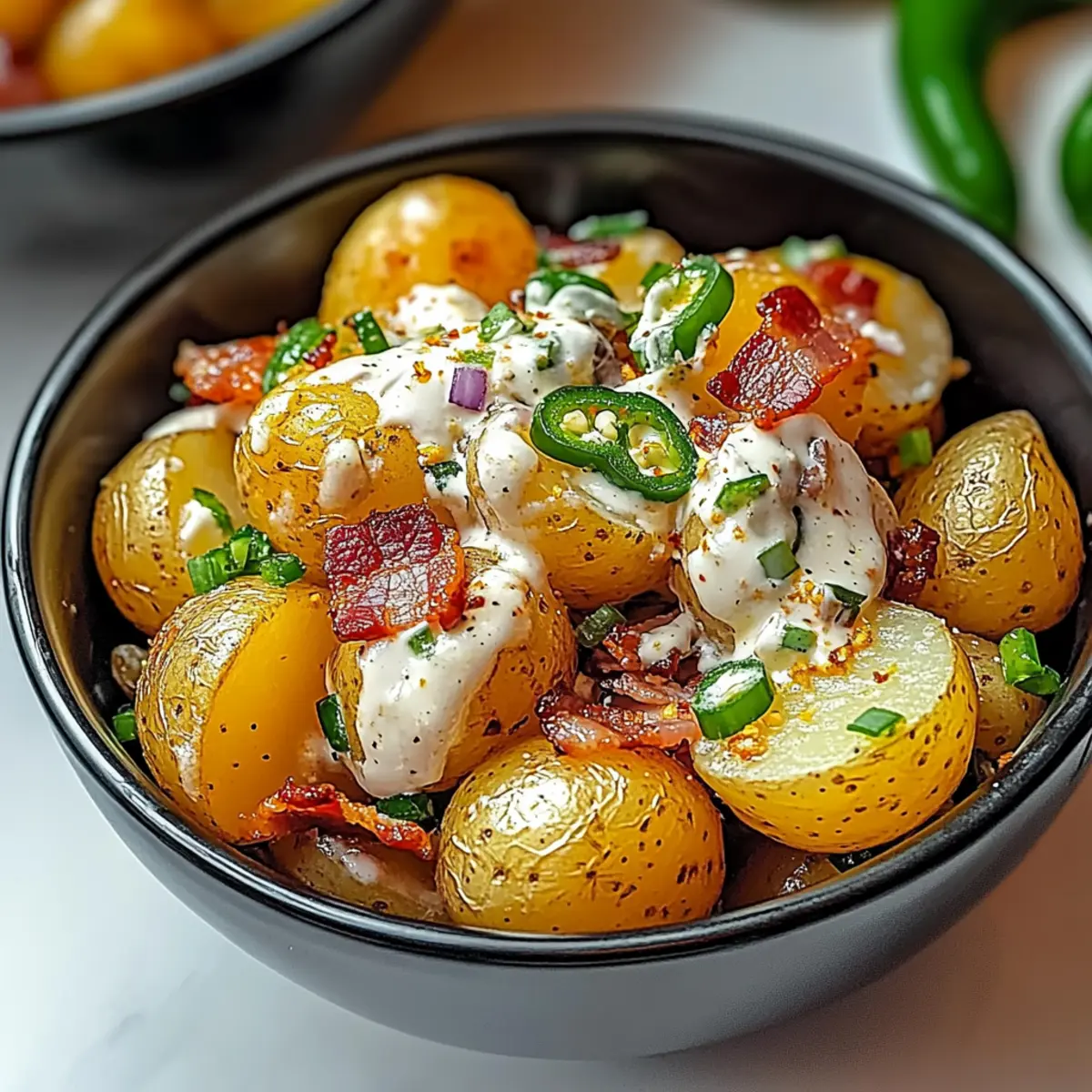 Jalapeño Popper Roasted Potato Salad