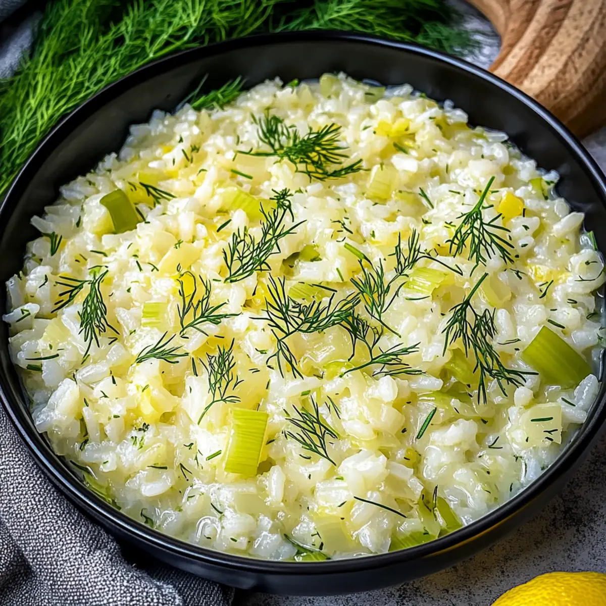 Prasorizo (Greek Leeks with Rice)