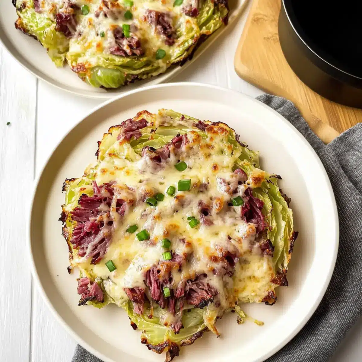 Irish Roasted Cabbage Low Carb Pizza