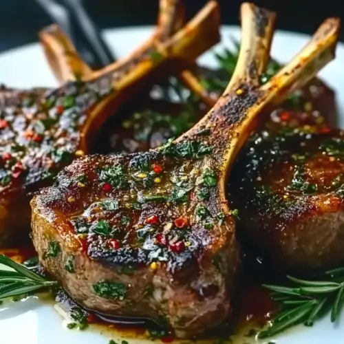 Juicy Garlic Butter Lamb Chops