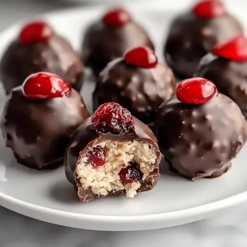 Easy No-Bake Cherry Bourbon Balls