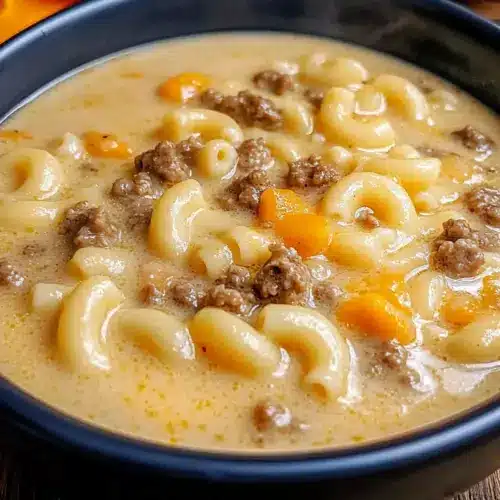 Cheeseburger Macaroni Soup