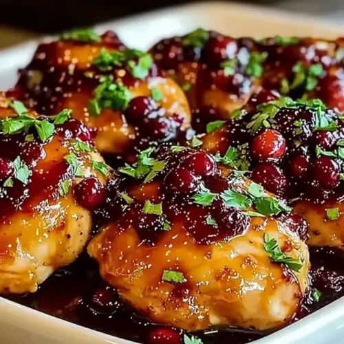 Cranberry Orange Glazed Chicken