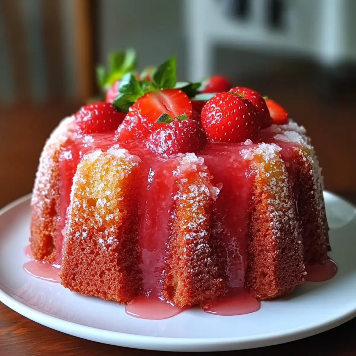 Strawberry Pound Cake