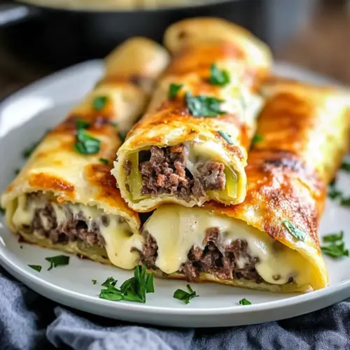 Keto Philly Cheesesteak Rolls